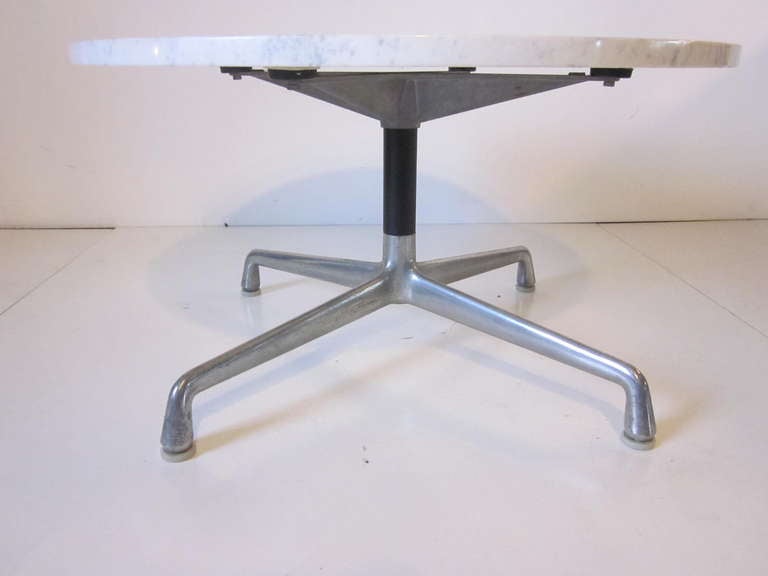 Mid-Century Modern Charles/ Ray Eames Marble Coffee Table