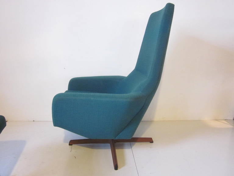 Mid-20th Century Povl Dinesen Danish Lounge Chair Set