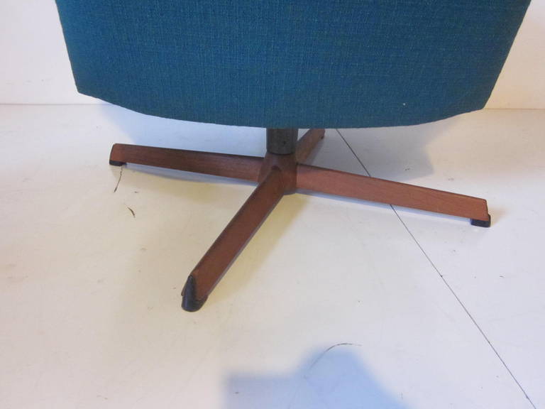 Povl Dinesen Danish Lounge Chair Set 1
