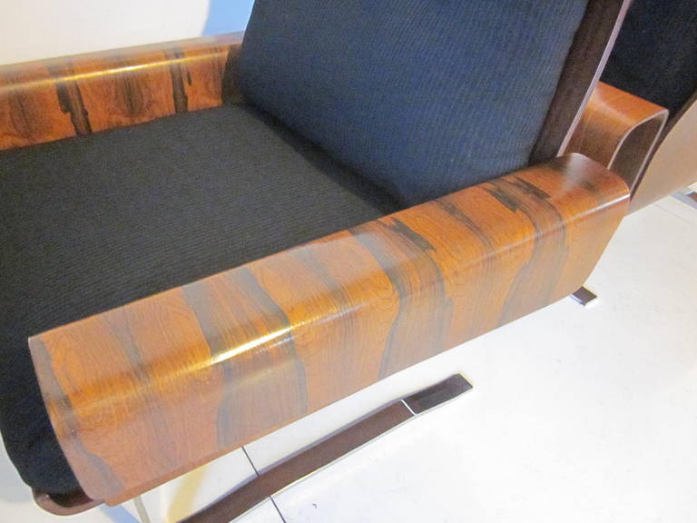 American Rosewood Lounge Chairs