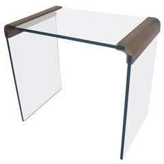 Pace Brass or Glass End Table