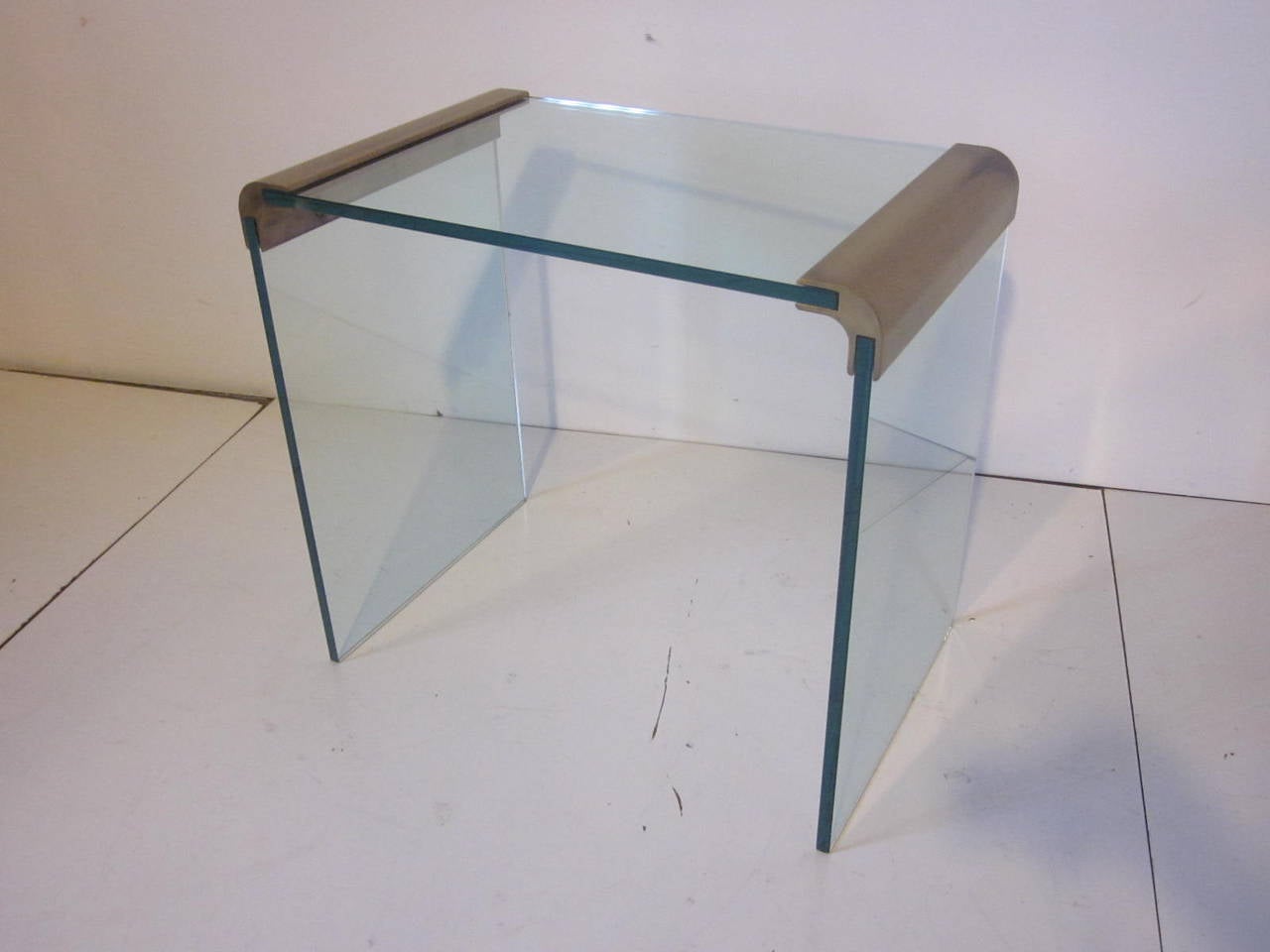 Pace Brass or Glass End Table