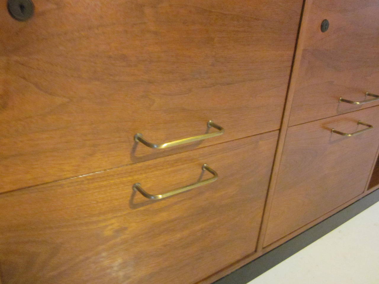 Wood Jens Risom Cabinet or Credenza