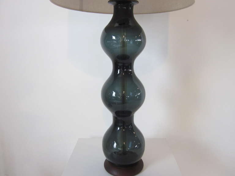 Mid-Century Modern Blenko Table Lamp