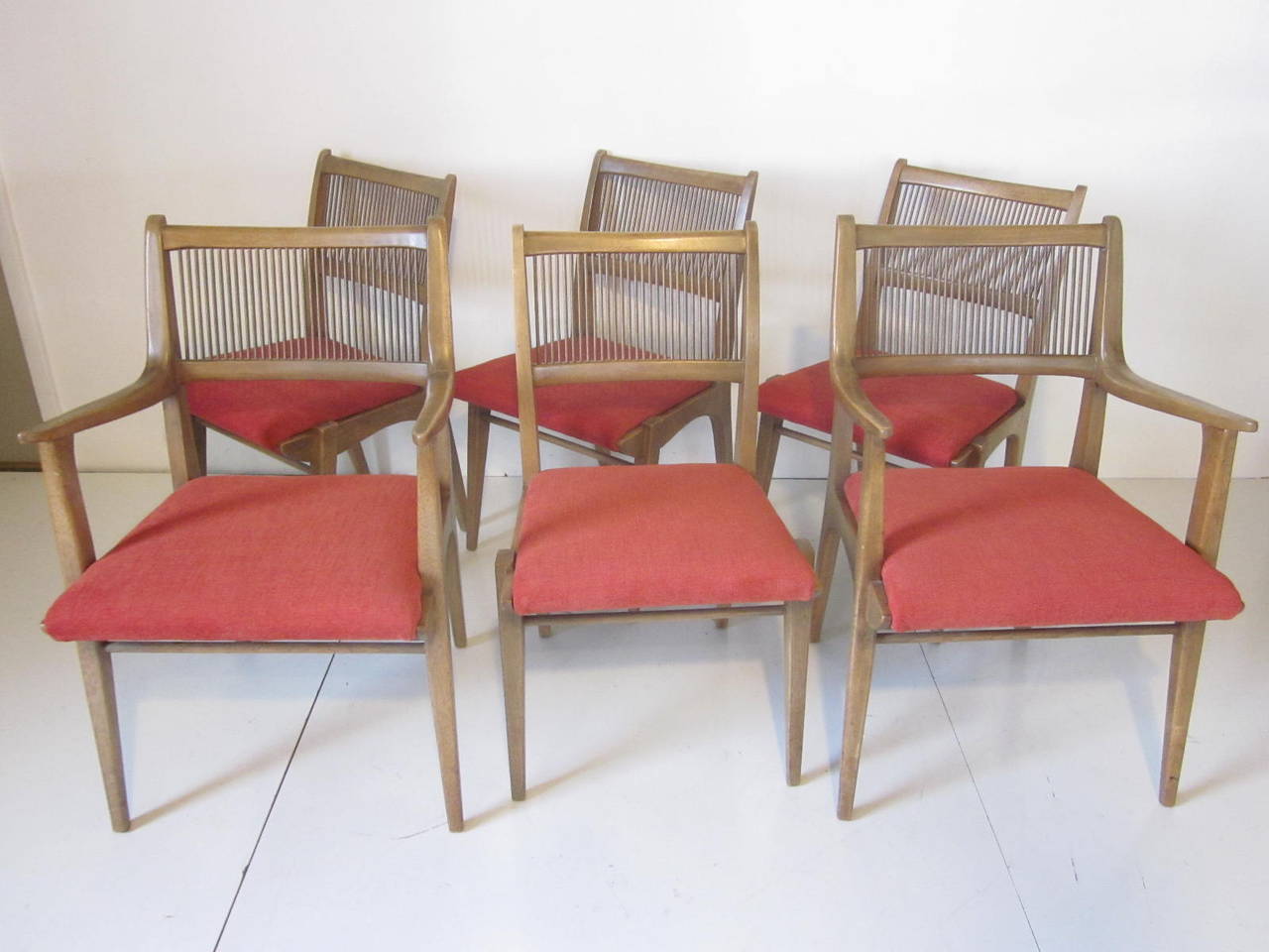Drexel Dining Chairs Designed by John Van Koert 1