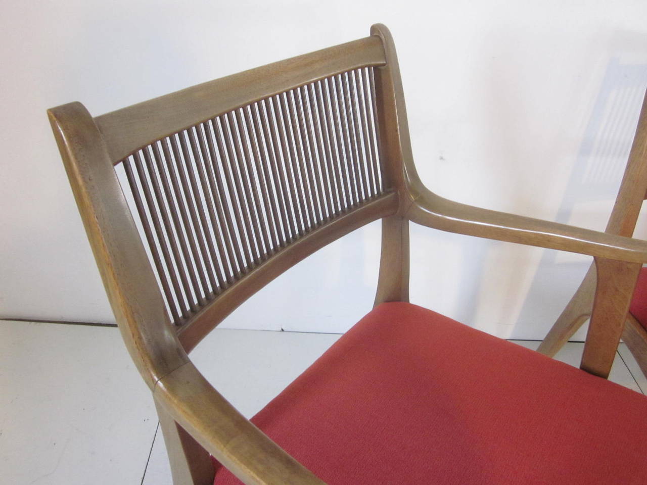 Upholstery Drexel Dining Chairs Designed by John Van Koert