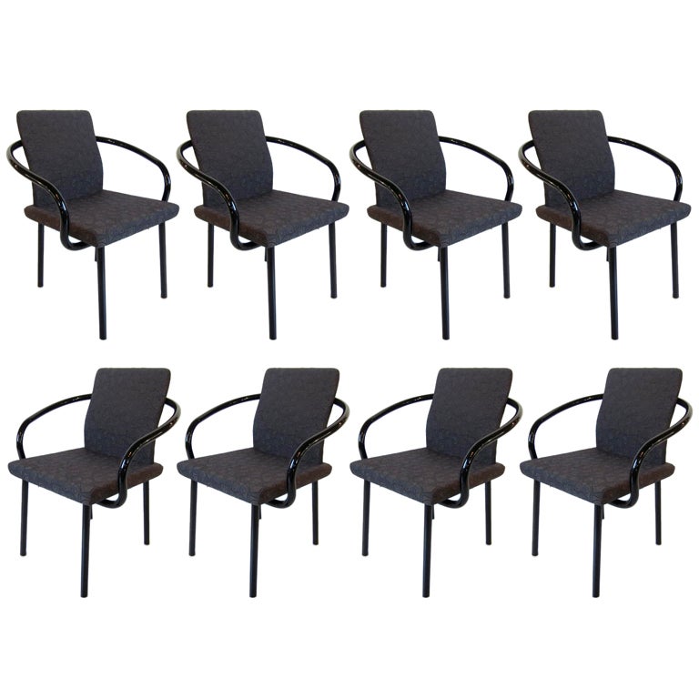 8 Ettore Sottsass Knoll Chairs