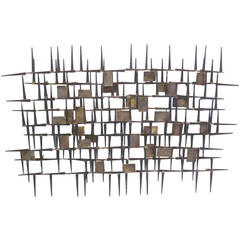 Metal Wall Sculpture by Marie