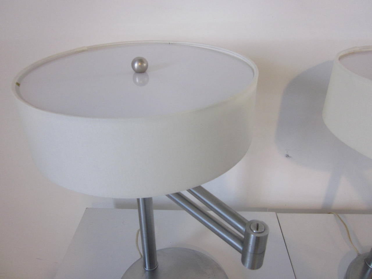 Nessen Swing Arm Table Lamps In Excellent Condition In Cincinnati, OH