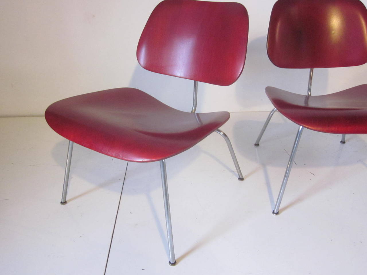 Mid-Century Modern Eames LCM Lounge Chairs