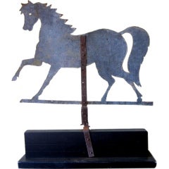 Prancing Horse Sheet Iron Weathervane