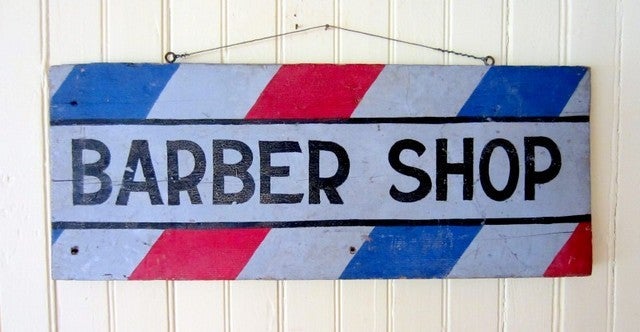 Barber Shop Trade Sign