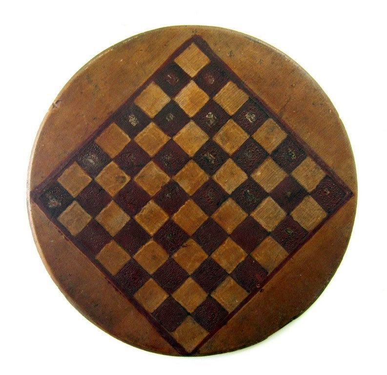 Early Barrel Lid Checkerboard