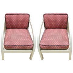 Vintage Pair of Lounge Chairs by Modernage