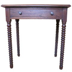 Late 19th century spindle leg table