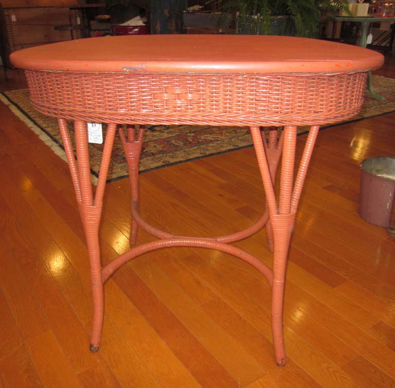 Vintage Wicker Table
