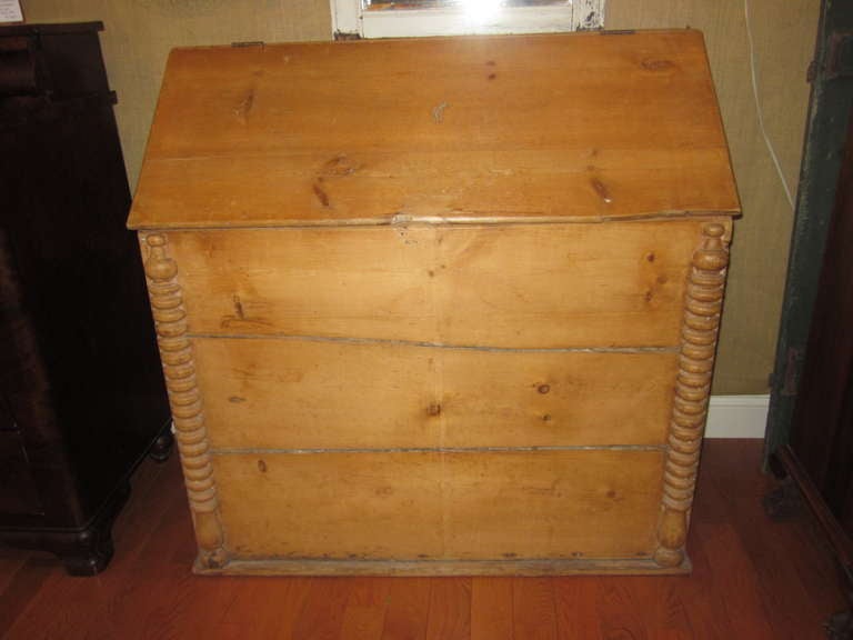 19th Century Pine Grain Bin