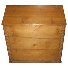 Antique 19th Century Pine Grain Bin