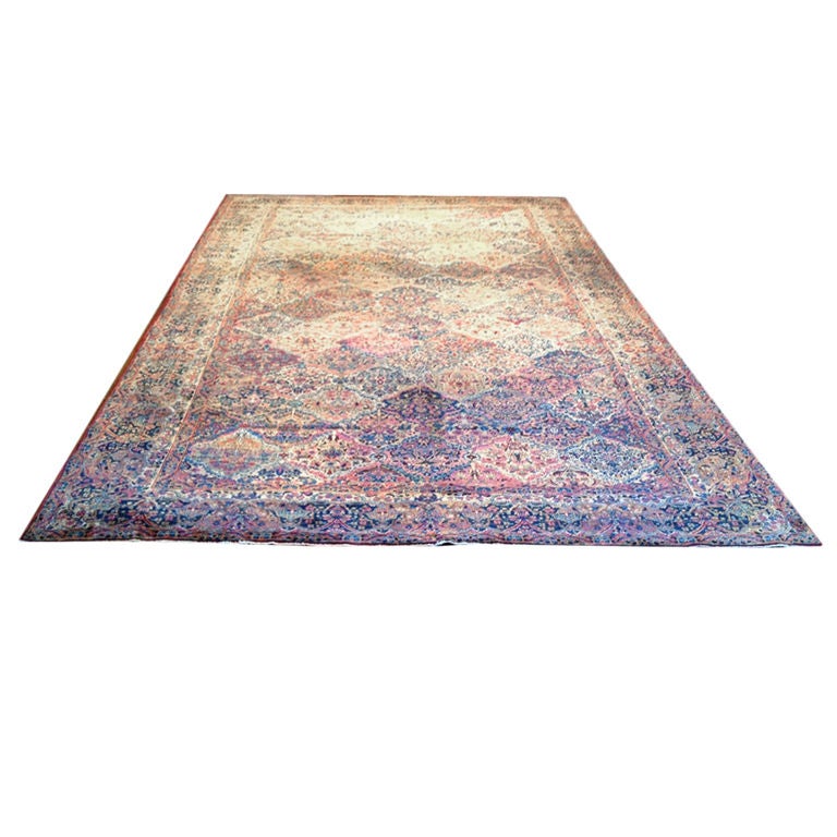 Large antique Persian rug For Sale