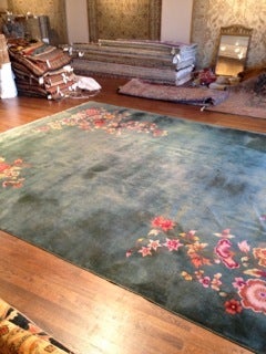 20th Century Chinese Art Deco Rug For Sale
