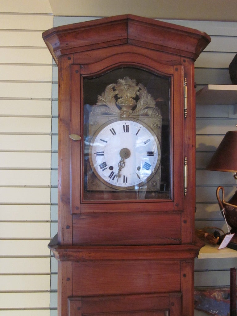 French Country Grandfather Clock at 1stDibs