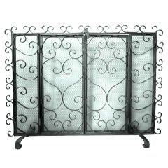 Iron Fire Screen