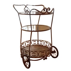 Vintage Rolling Bar / Tea Cart