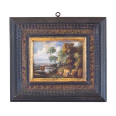 18th c. Dutch Landscape, oil on copper 18th c. Dutch Landscape, oil on copper