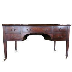 Late Georgian Mahogany Partners Desk