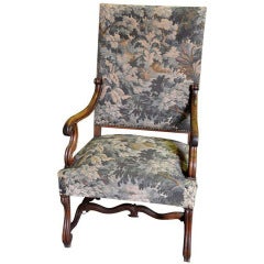 French Antique Single Louis XIII Style Armchair (#FD-T2373)