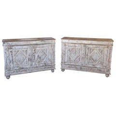 Antique Pair of Late 19th Century Buffets From Portugal