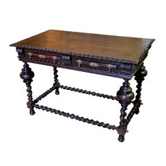 Antique Mid 19th Century "Central" Table/Desk 