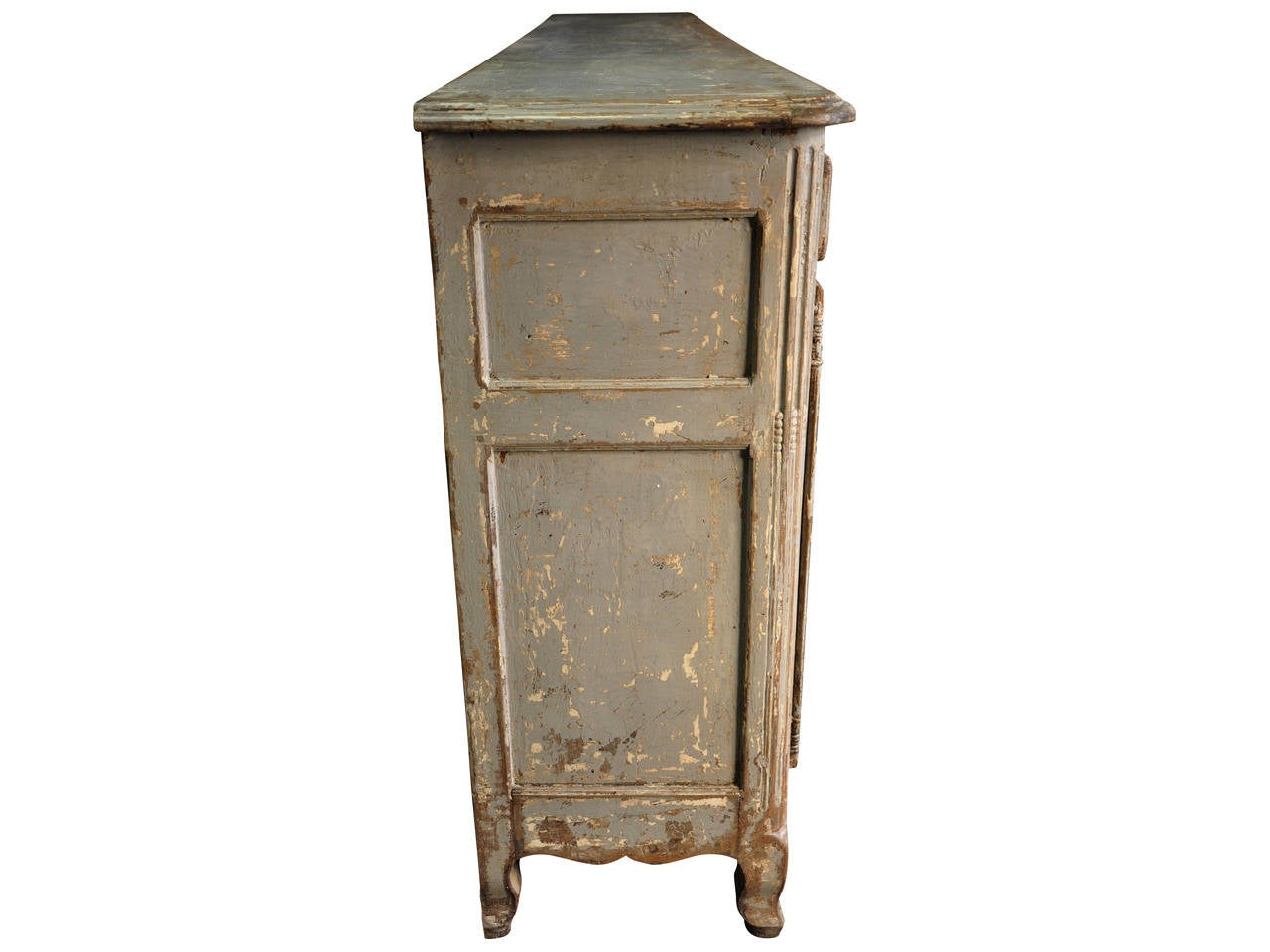 Oak Early 20th Century French Provencale Painted Enfilade