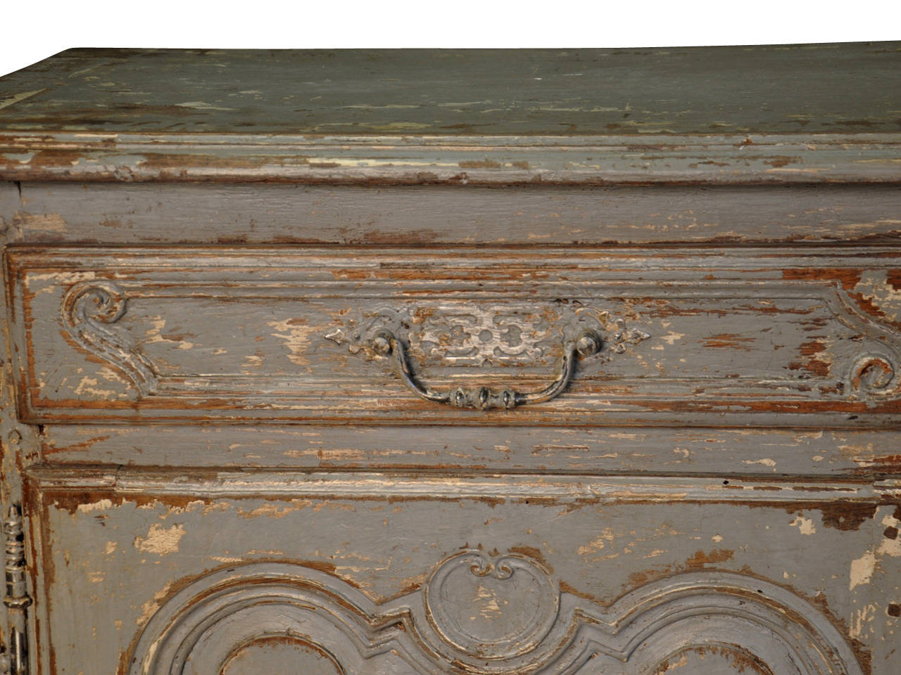Early 20th Century French Provencale Painted Enfilade 3