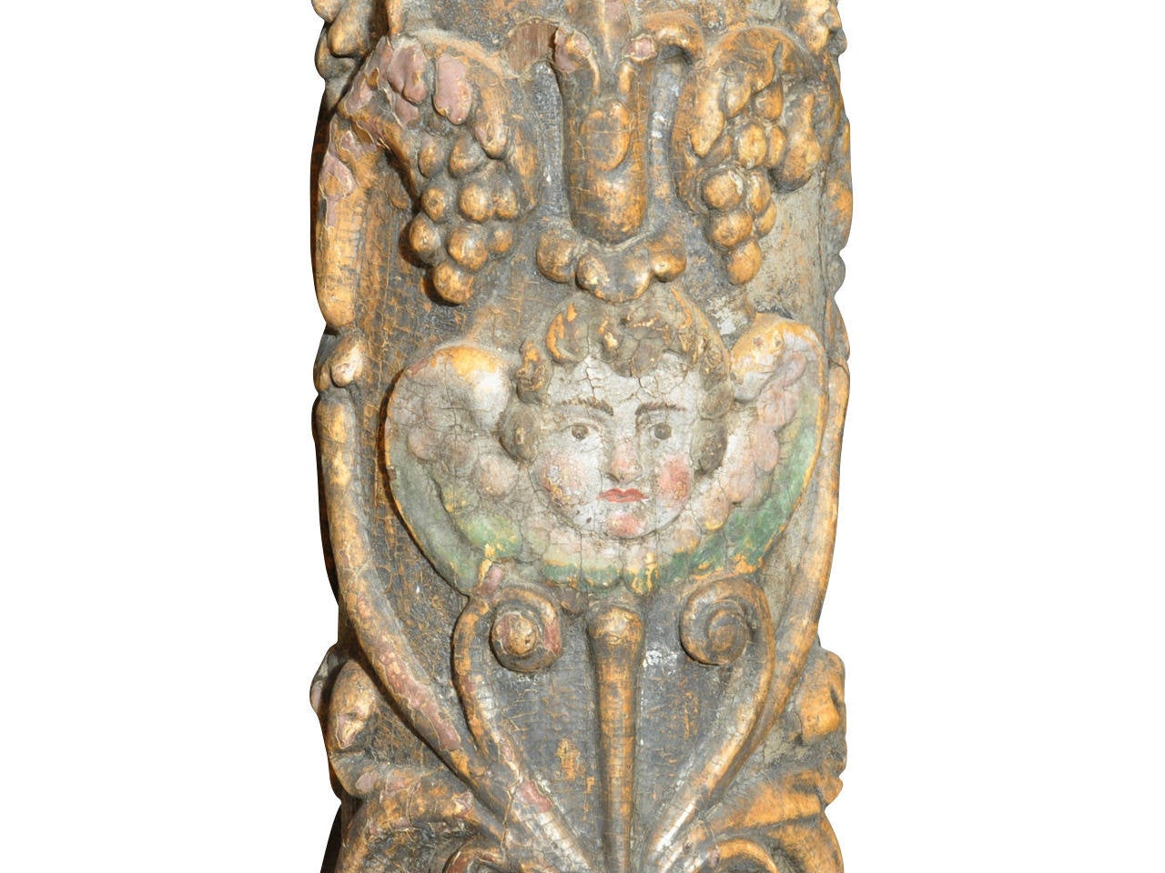 Pair of 17th Century Spanish Wooden Columns 1