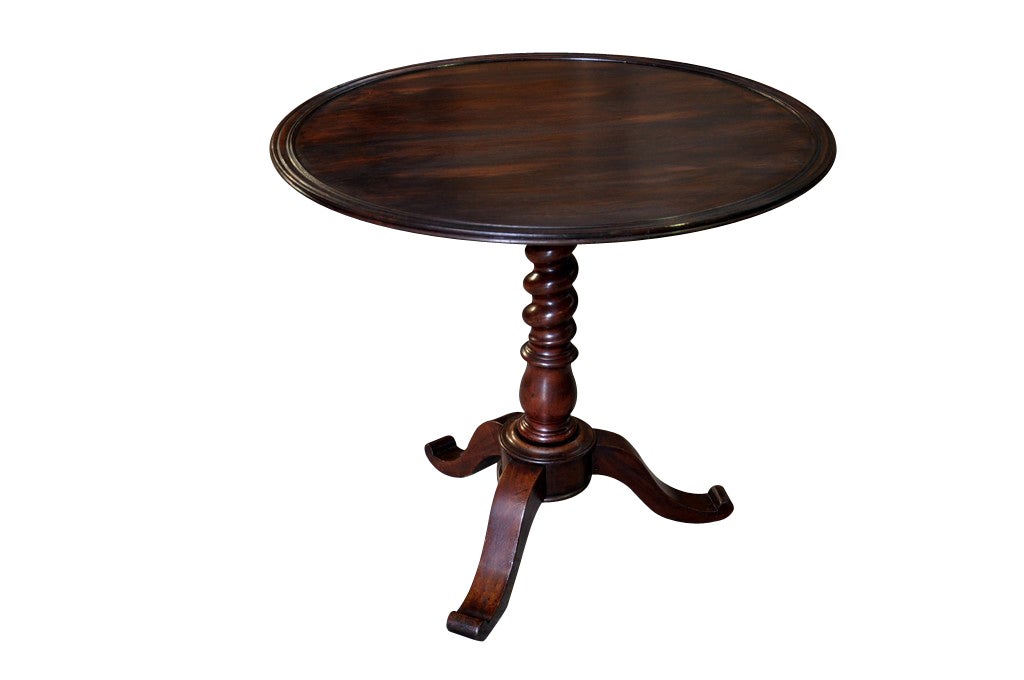 French Louis Philippe Period "Gueridon" Side Table