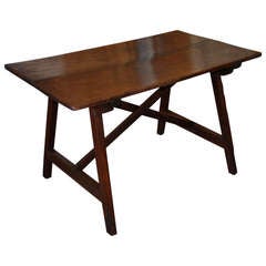 Late 18th Century Spanish Farm Table in Walnut