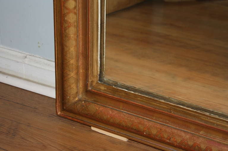 French Antique Louis Philippe Mirror From the Mid 19th Century 2