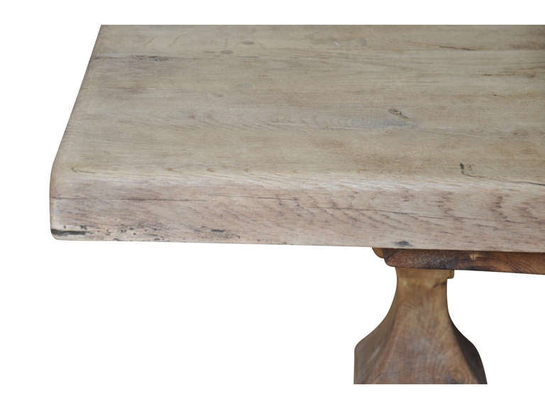 Early 20th Century French Monastery Table In Oak 3
