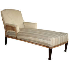 Antique Late 19th Century French Napoleon III Period Daybed in Beechwood