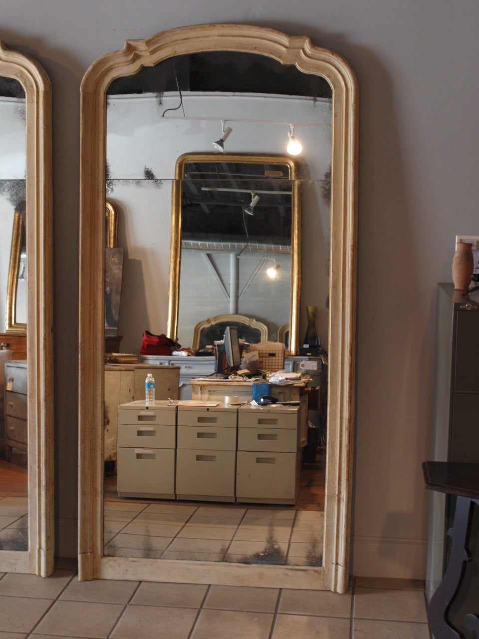 Pair of Early 19th Century Grand Scale Italian Mirrors In Good Condition In Atlanta, GA