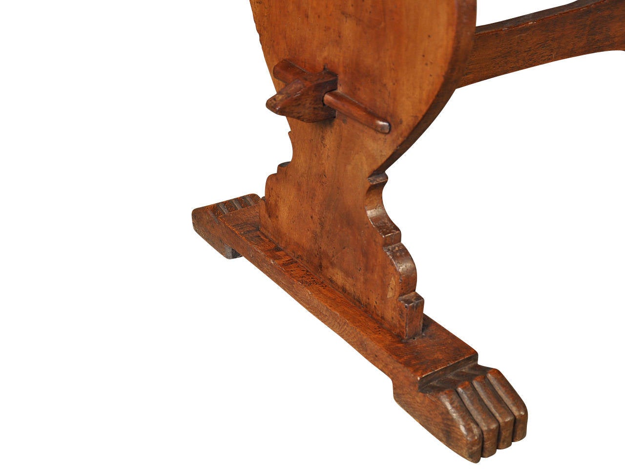 Late 18th Century Italian Trestle Table or Console in Walnut 2