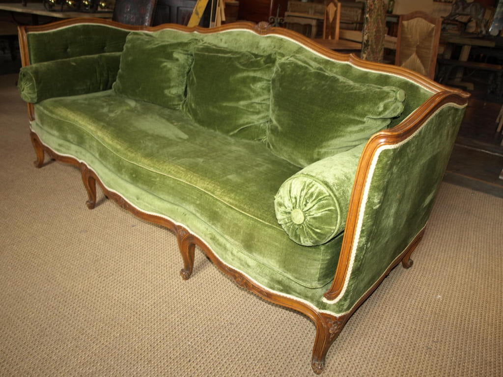 Beech French Louis XV Style Sofa