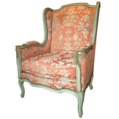 French Single Louis XV Style Armchair