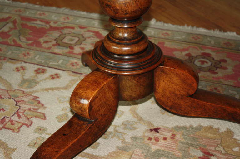 19th Century French Antique Louis Philippe Period Gueridon in Walnut