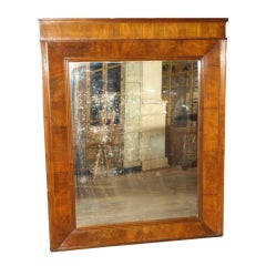 Neoclassical Style Mirror in Walnut