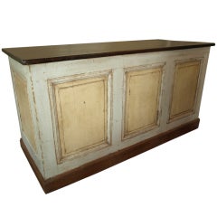 Used French 19th Century Painted Counter
