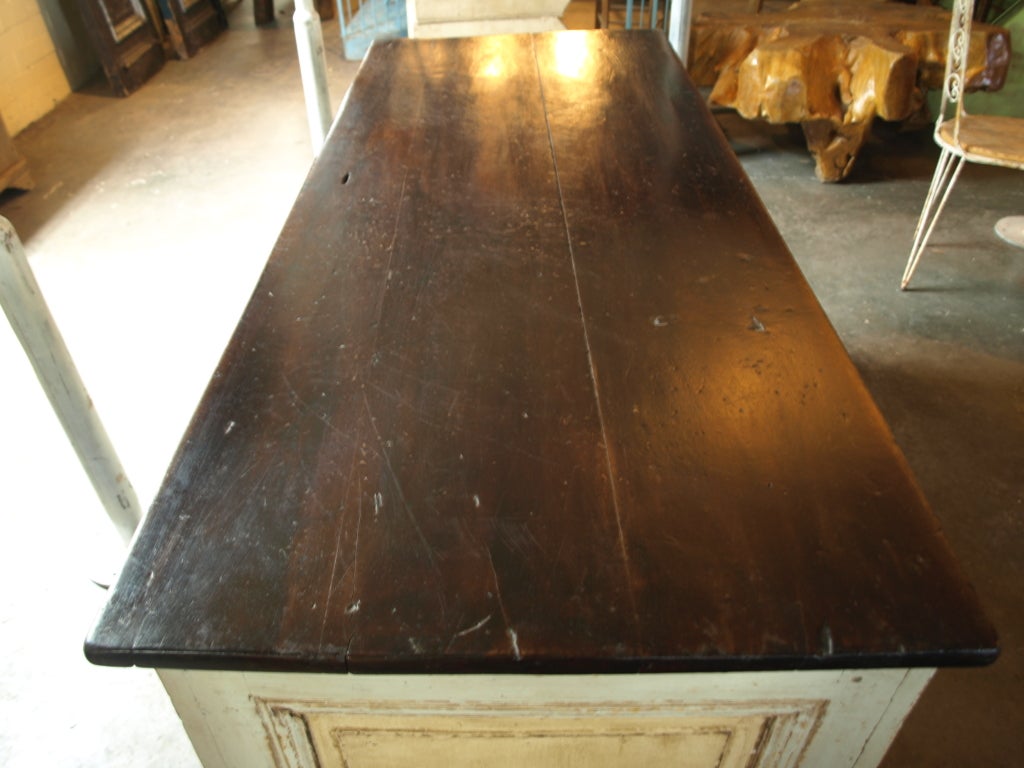 French 19th Century Painted Counter 6