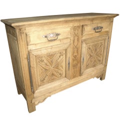 French Renaissance Style Buffet in Washed Oak