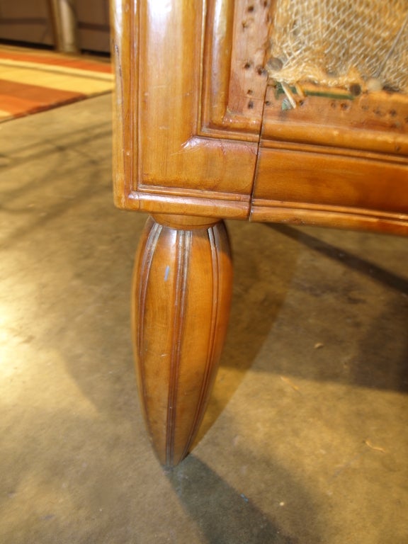 1920's Style French Banquette in Walnut 6